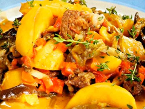 Жаркое с овощами